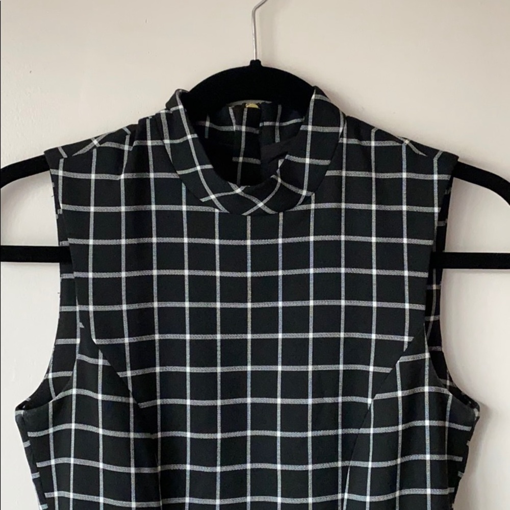 H&M Checkered Formal Dress